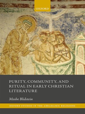 cover image of Purity, Community, and Ritual in Early Christian Literature